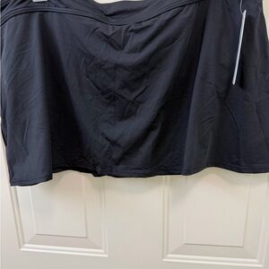 Anne Cole Classic Black A-Line Skirt